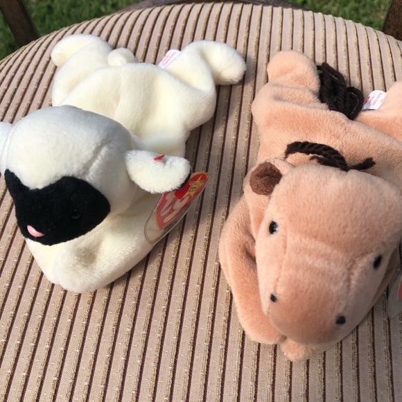 Four Beanie Babies